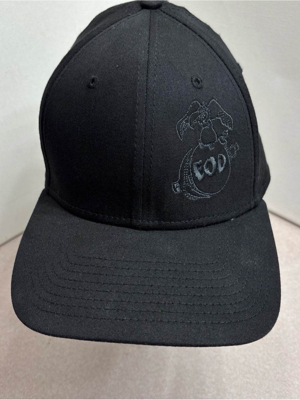 EOD Explosive Ordinance Disposal New Era 39 Thirty Fitted LG / XL Black Cap Hat